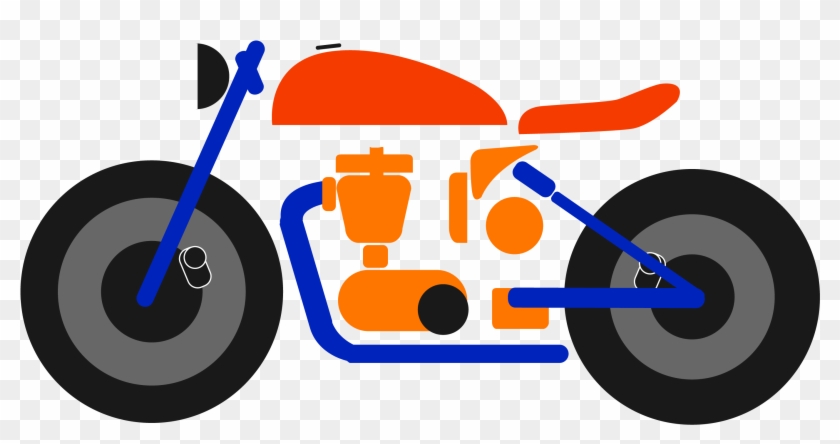 Colorful Transport Hayley Motorcycle Png And Vector - Vector Graphics #1725410
