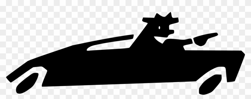 Car Silhouette Logo Animal Black M - Car Silhouette Logo Animal Black M #1725529