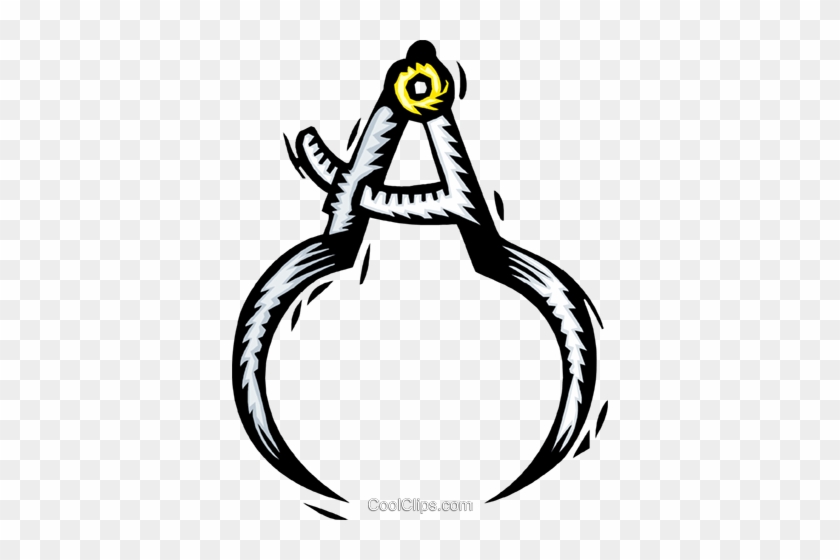 Calipers Royalty Free Vector Clip Art Illustration - Calipers Royalty Free Vector Clip Art Illustration #1725542