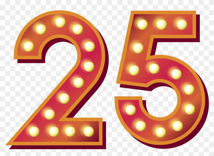 25 Number Png Royalty-free - Number #1725597