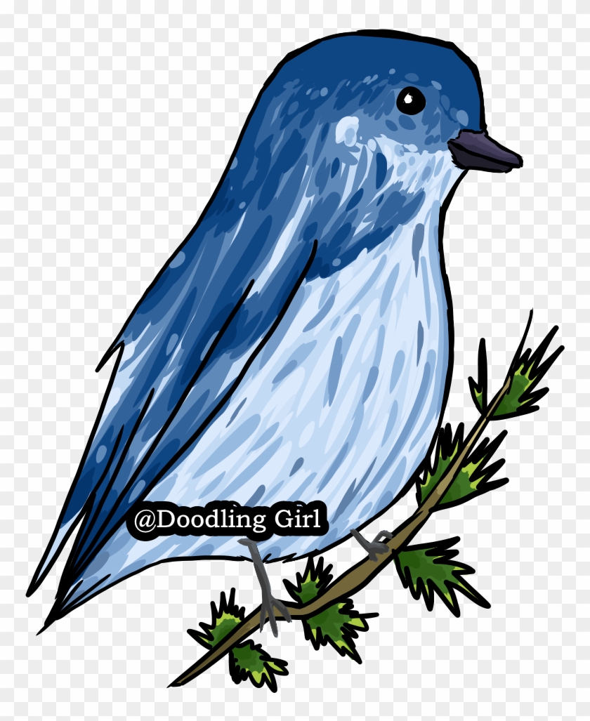 Blue Bird Doodle #1725612