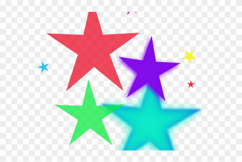 Shooting Star Clipart Star Bethlehem - Transparent Clipart Colorful Stars #1725712