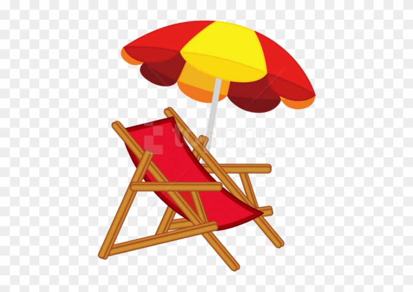 Download Beach Umbrella With Chair Clipart Png Photo - Beach Chair Clipart Png #1725961