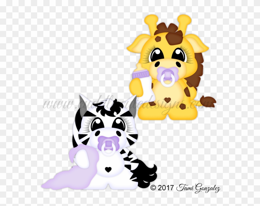 Zebra & Giraffe - Baby Zebra Baby Giraffe #1725964