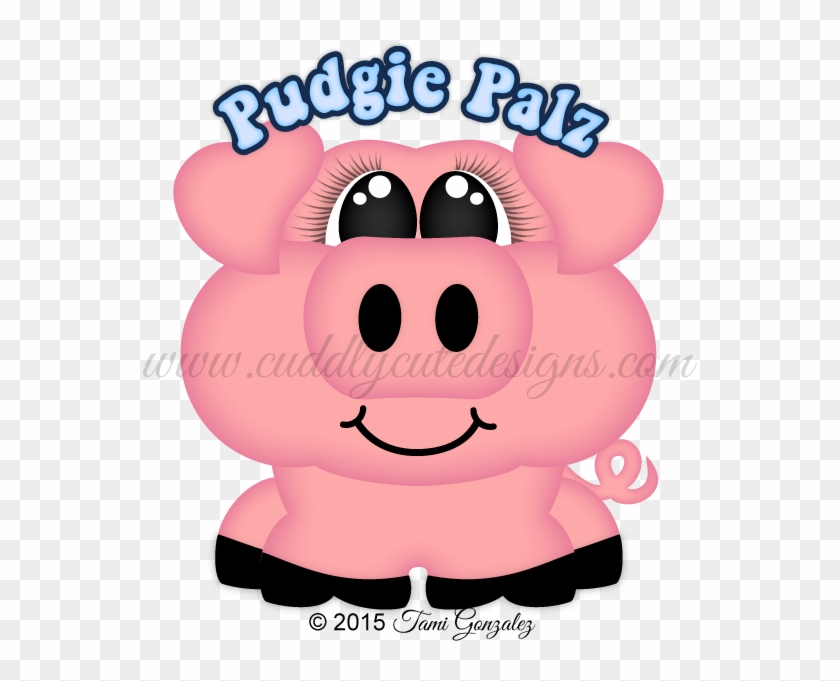 Pudgie Palz-pig Kids Animals, Clip Art, Illustrations, - Cartoon #1725965