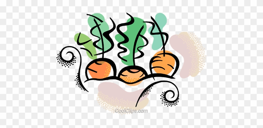 Carrots Royalty Free Vector Clip Art Illustration - Carrots Royalty Free Vector Clip Art Illustration #1725975