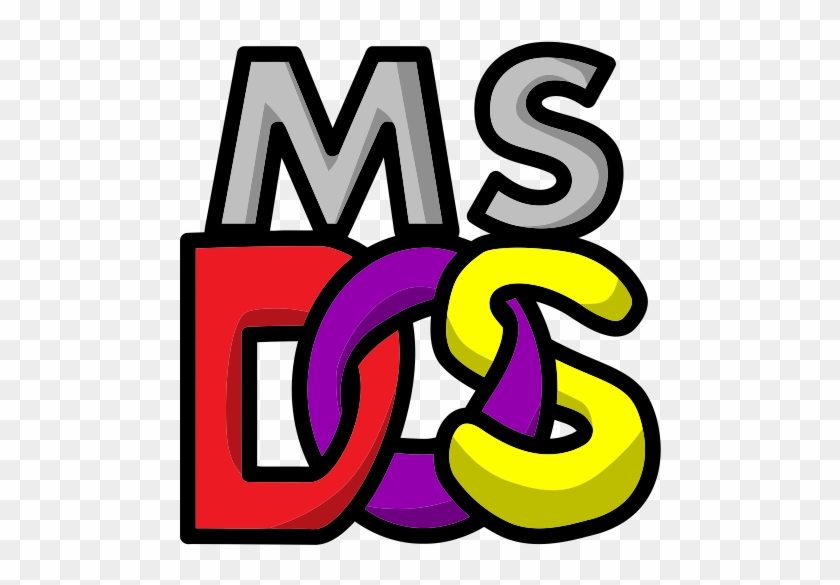 Sistema Operativo Ms Clipart Ms-dos Operating Systems - Ms Dos Logo Png #1726030
