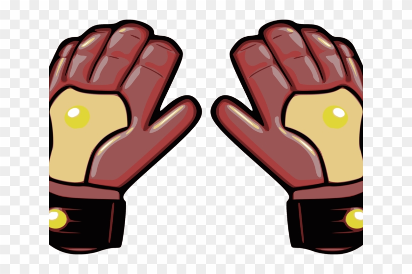Glove Clipart American Baseball - Ice Hockey Gloves On Hand #1726069