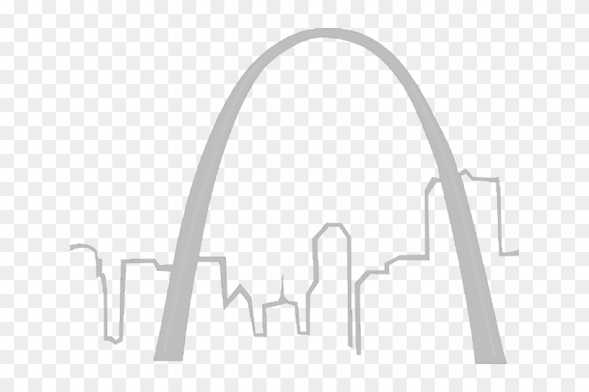 Louis Clipart - Simple Drawings Of The Gateway Arch #1726153