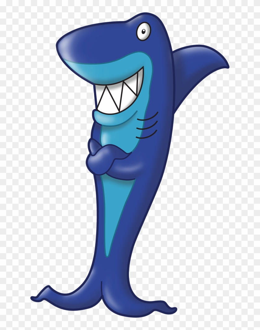Let Me Drop Some Knowledge On You - Cartoon Shark Standing Up #1726335