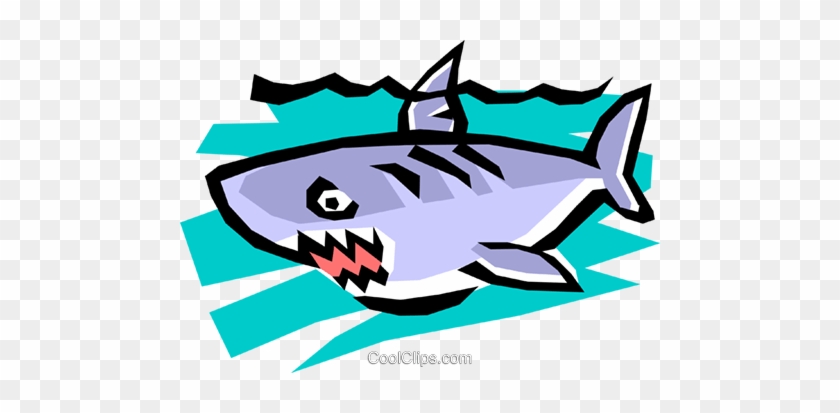 Shark Royalty Free Vector Clip Art Illustration - Illustration #1726340