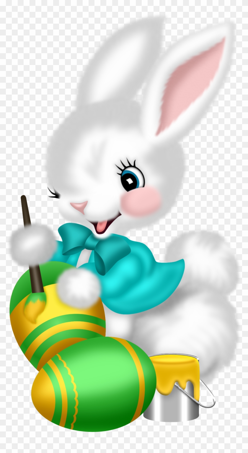 Tubes, Clipart De Páscoa Happy Easter, Bunny, Clip - Cartoon #1726381