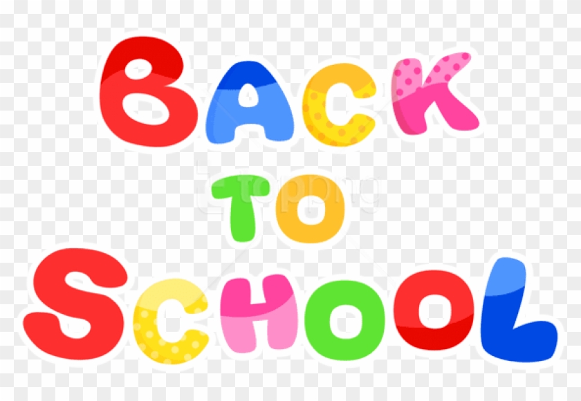 Free Png Download Back To School Clipart Png Photo - Back To School Clip Art Png #1726384