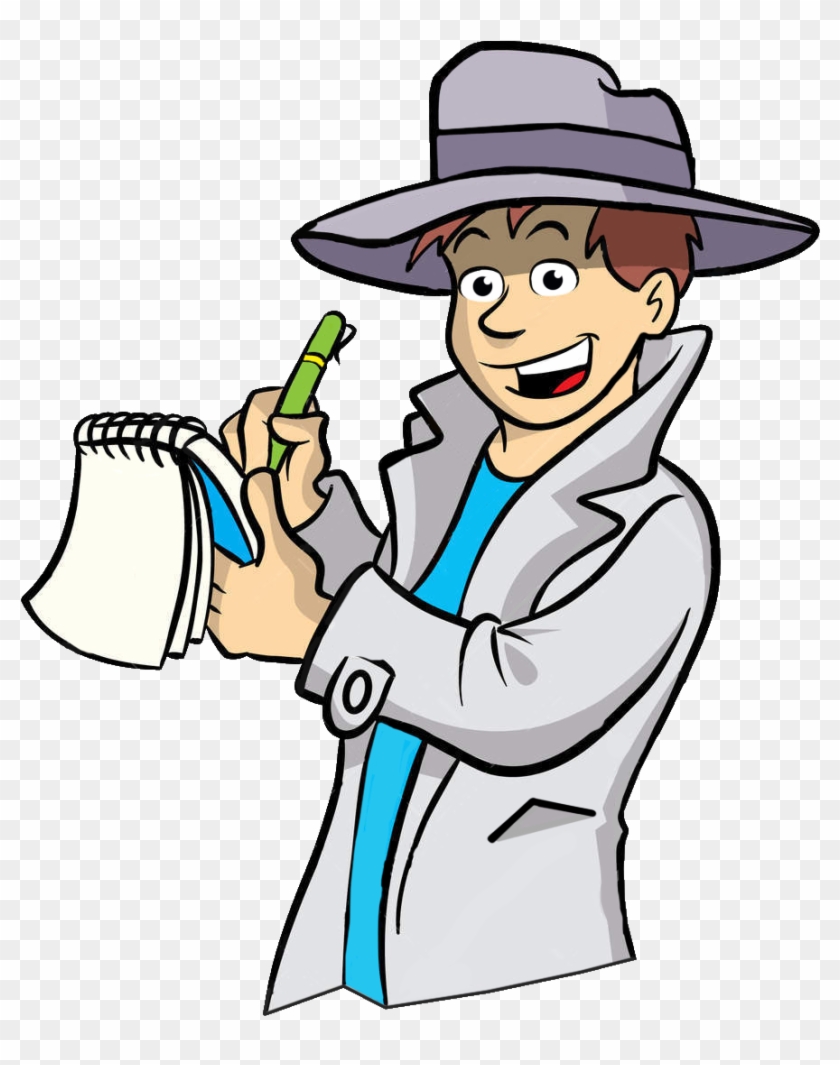 Webquest Creator - Cartoon Detective Man #1726395