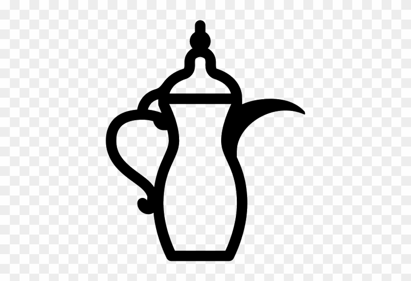 Pin Coffee Pot Clip Art - Arabic Coffee Icon Png #1726399