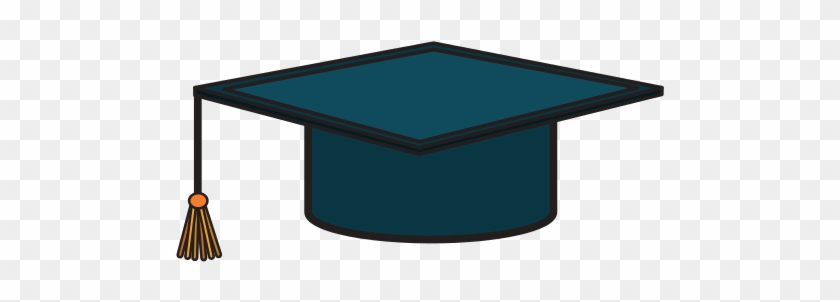 Graduation Hat Isolated Icon - Coffee Table #1726446
