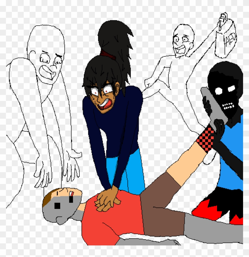 Yo Someone Call 911 Holy S**t - Cartoon #1726470