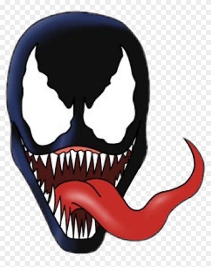 Venom Sticker - Venom Cartoon Drawing #1726501