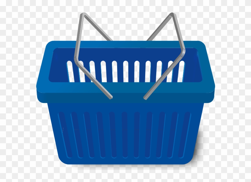 Shopping Cart Navy Blue - Shopping Basket Png Transparent #1726527