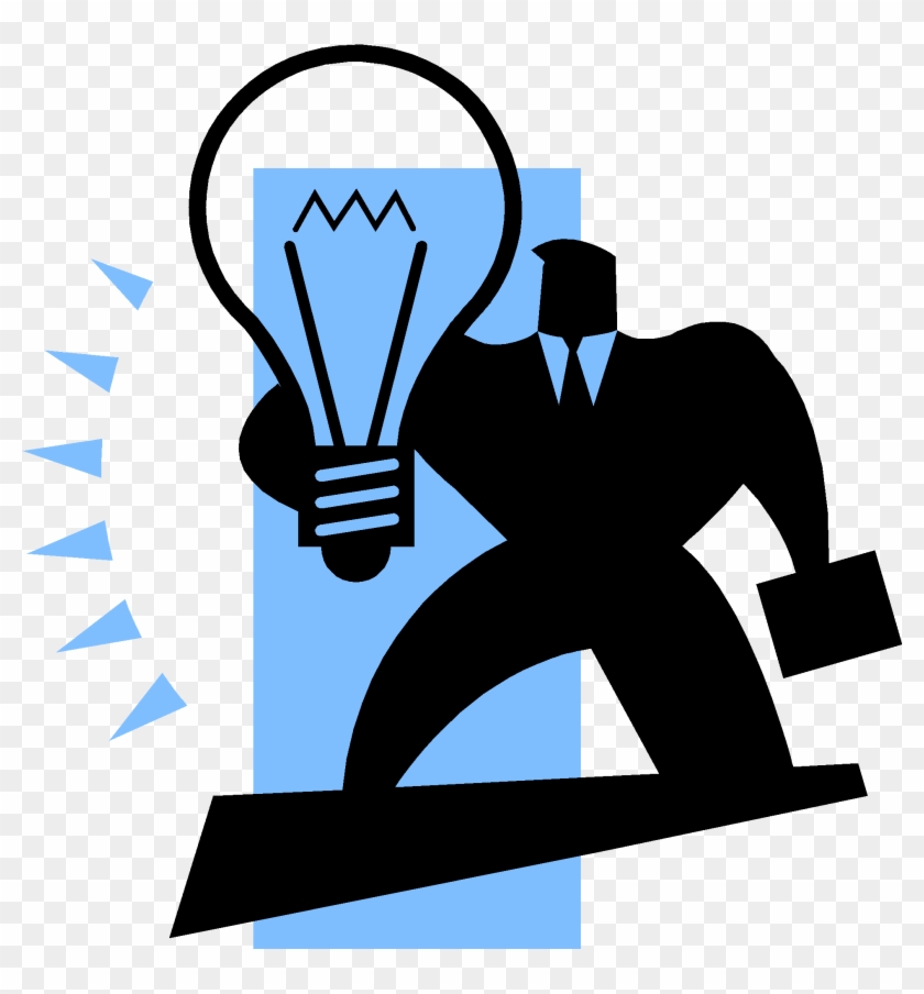 Toto, We're Not In Kansas Anymore - Clipart Man With Bulb #1726558