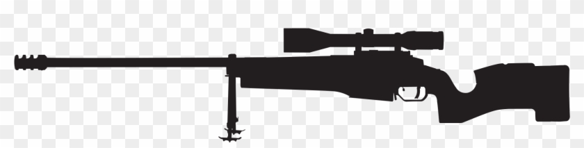 Sako Trg Silhouette - Silhouette Of A Sniper Rifle #1726585