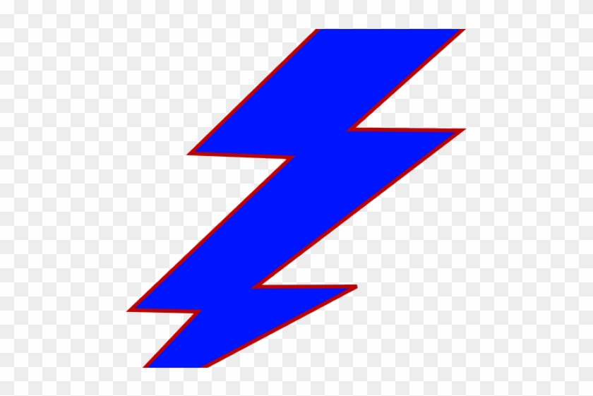 Electricity Clipart Thunderbolt - Red Cartoon Lightning Bolts #1726625