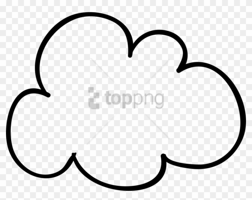 Free Png Hand Drawn Cloud Png Image With Transparent - Hand Drawn Cloud Png #1726698