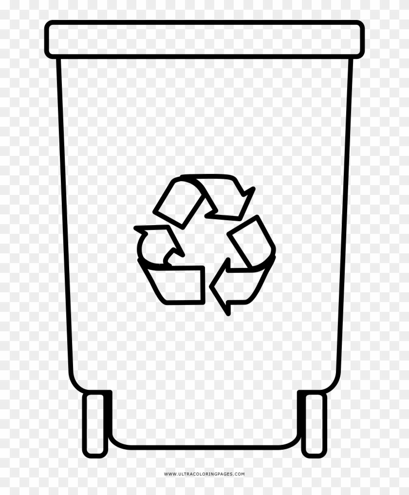 Recycling Bin Coloring Page Ultra Pages Recycle - Recycle #1726715