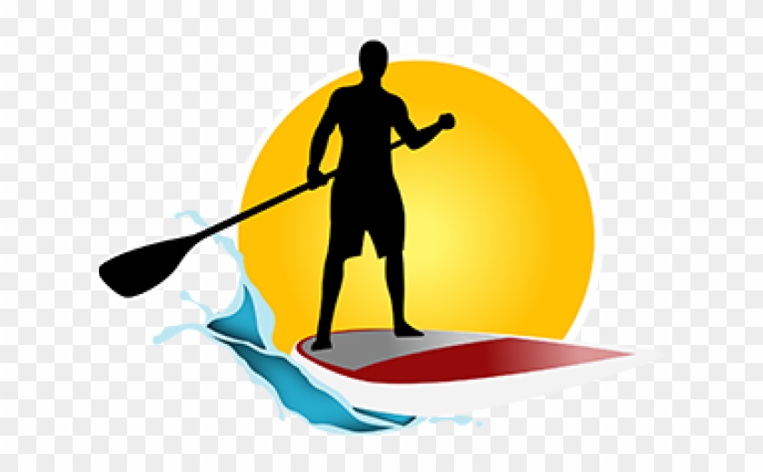 Paddle Clipart Sup - Stand Up Paddling Png #1726737