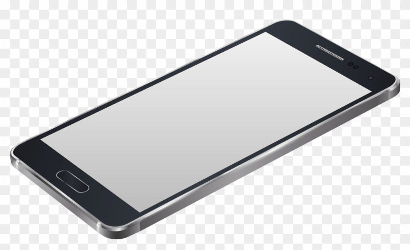 Grey Smartphone Png Clip Art Image Best Web Clipart - 3d Mobile Frame Png #1726833