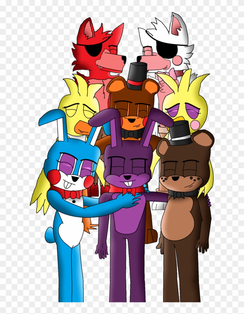 Fnaf Remake By Scfofficial On Deviantart Ⓒ - Fnaf Group Hug #1726855