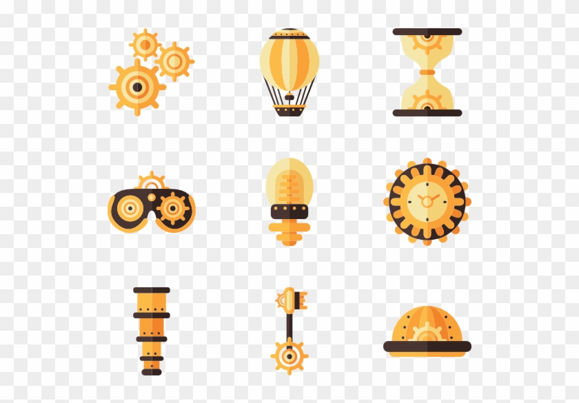 Steampunk Elements - Illustration Steampunk Elements Png Free #1727011