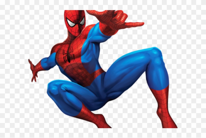 Spiderman Clipart Hang In There - Spiderman Red And Blue #1727296