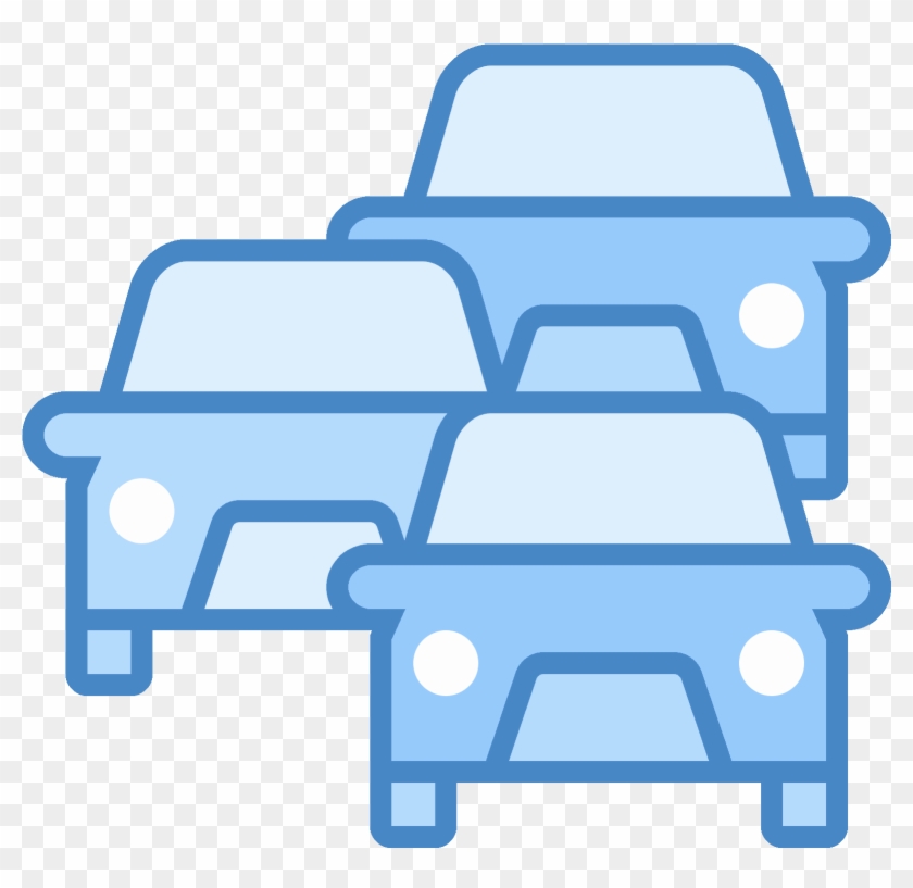 Traffic Jam Icon Free Png And Download - Traffic Jam Icon Blue #1727425