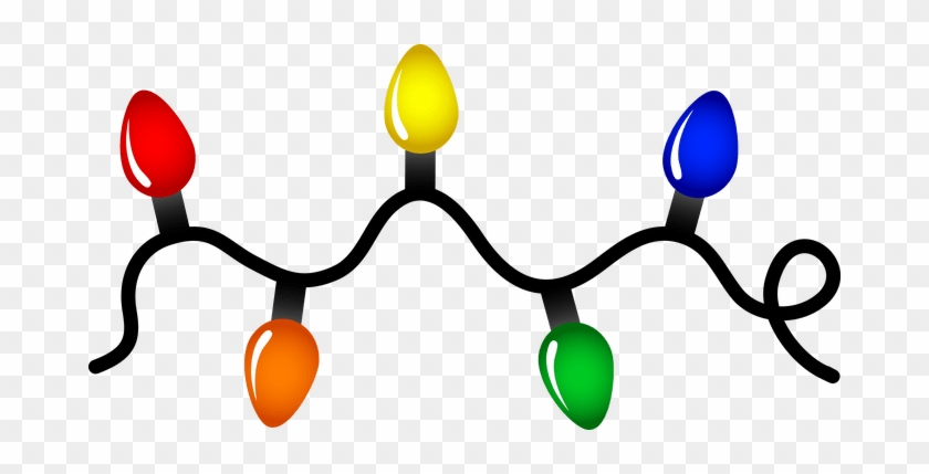 Christmas Lights Drawing Christmaswalls Co Light Decorating - Christmas Lights On A String #1727449