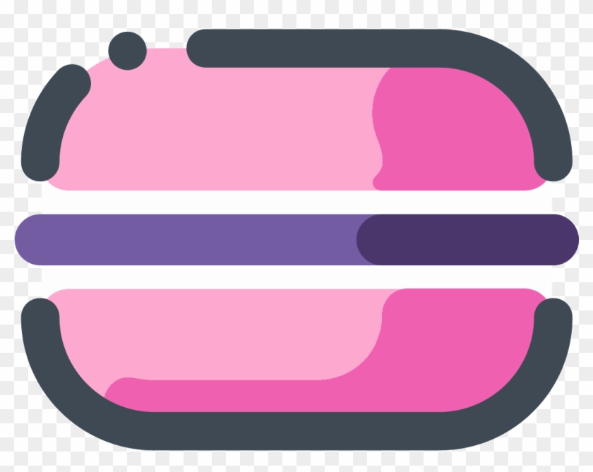 Pink Macaron Icon - Food Pink Png Icon #1727543