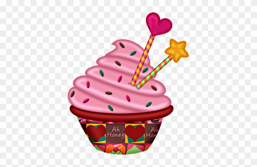 B *✿* Candy Girl Cupcake Png, Cupcake Cakes, Cupcake - Cupcakes And Candies Clipart Png #1727553