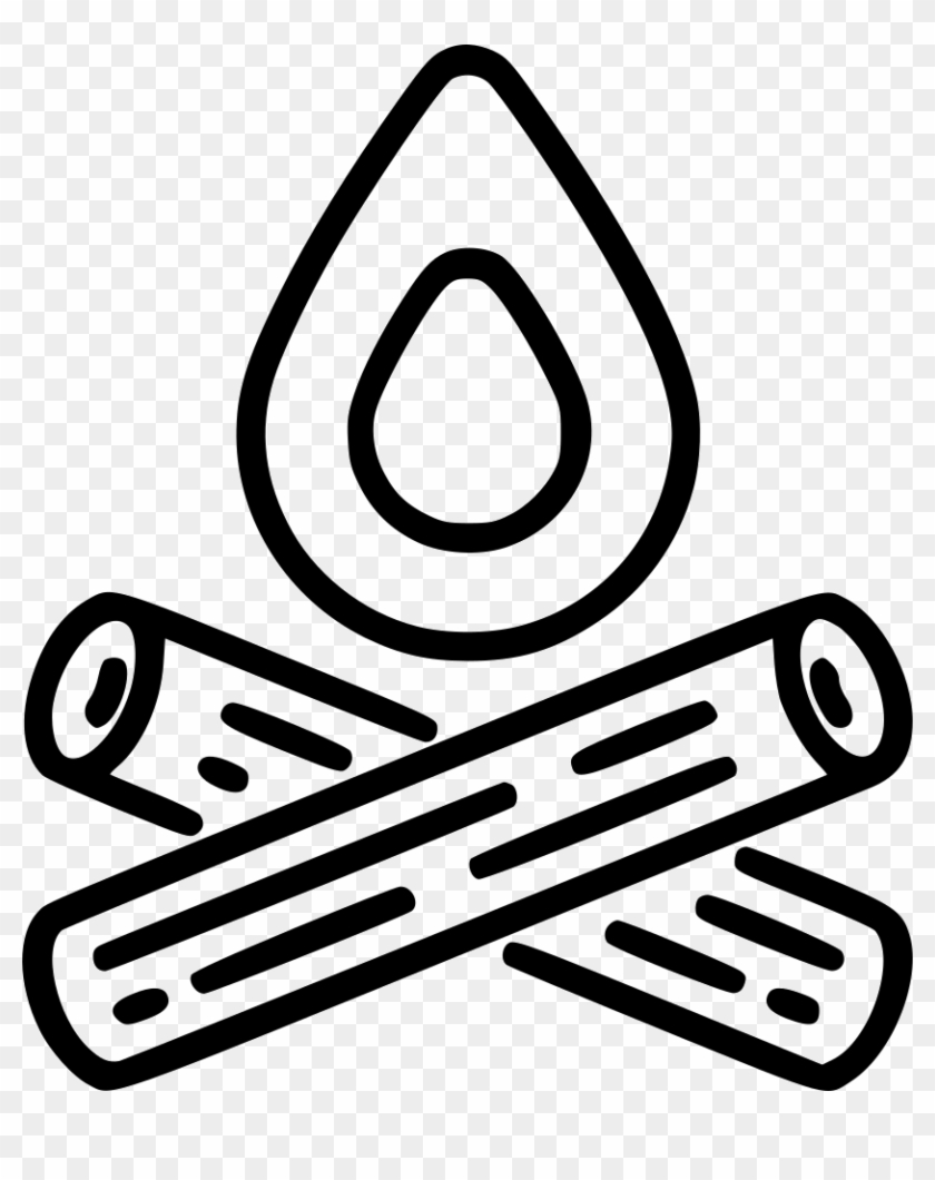 Bonfire Comments - Line Art #1727605