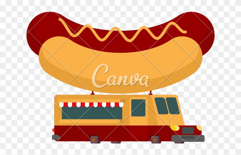 Hot Dog Car Food Truck - Hot Dog #1727646