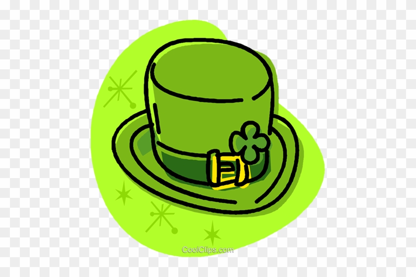 St Patrick's Day Top Hat Royalty Free Vector Clip Art - St Patrick's Day Top Hat Royalty Free Vector Clip Art #1727677