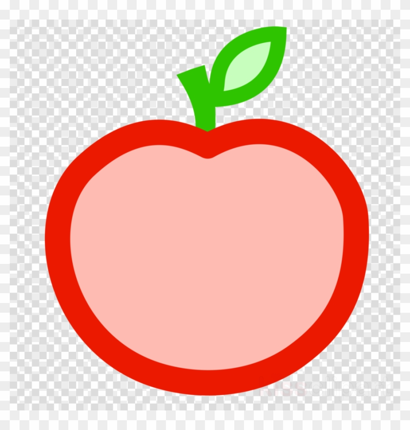 Apple Outline Clipart Apple Clip Art - Vinyl Record No Background #1727734