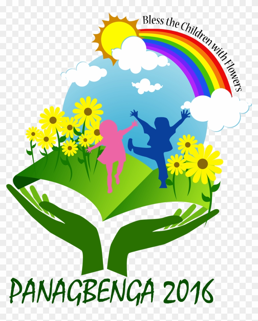 Panagbenga 2016 Logo, “bless The Children With Flowers” - Panagbenga Festival 2016 Logo #1727778