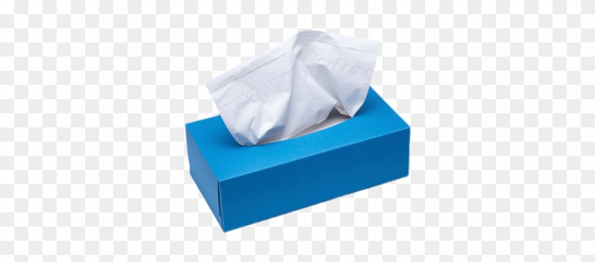 Facial Tissues Blue Box - Tissue Box #1727930