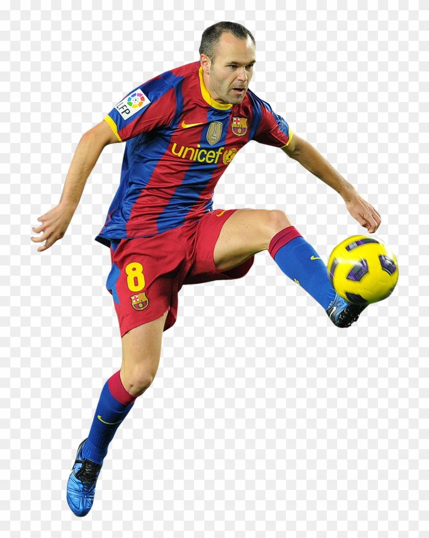 Ronaldo Football Players Clipart Psd - Andres Iniesta 2010 #1727943