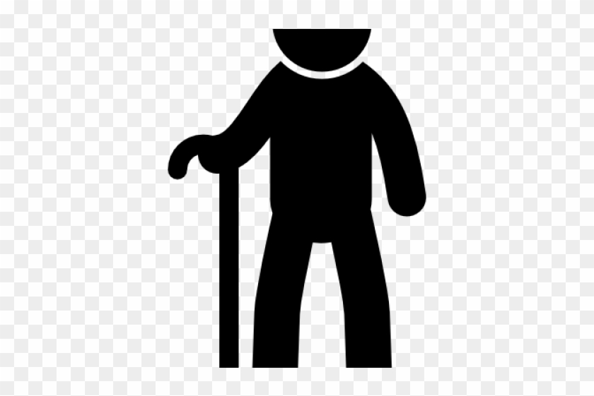 Old Clipart Man Standing - Old Person Icon Png #1728044