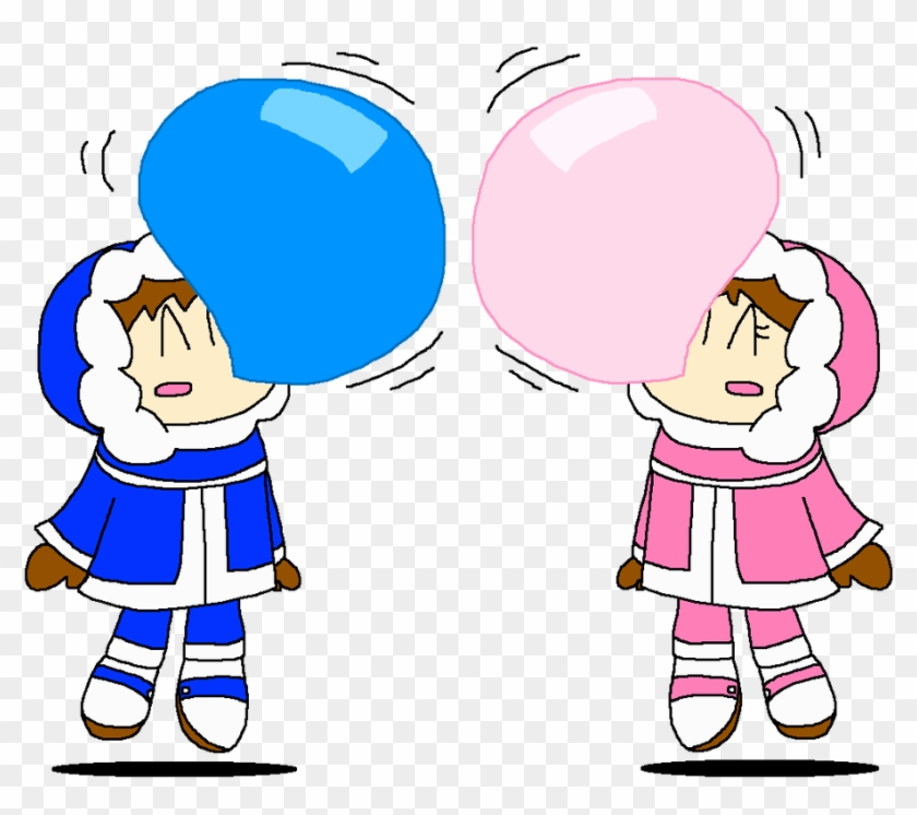 Ice Climbers Popo And Nana Bubble Gum Air By Pokegirlrules - Ice Climber Popo Nana #1728083