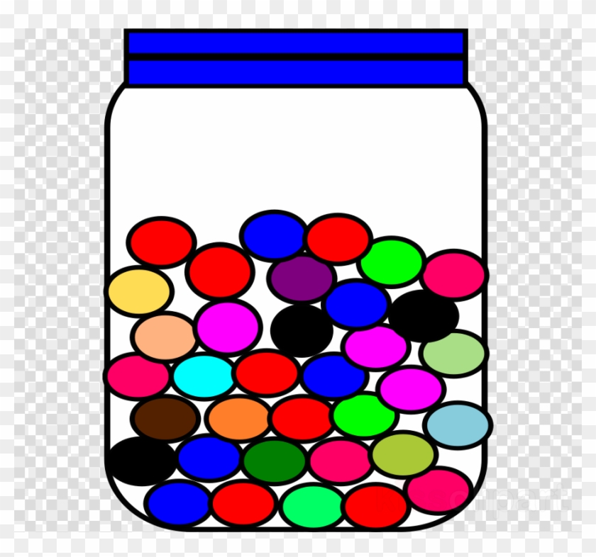 Candy In Jars Clipart #1728089