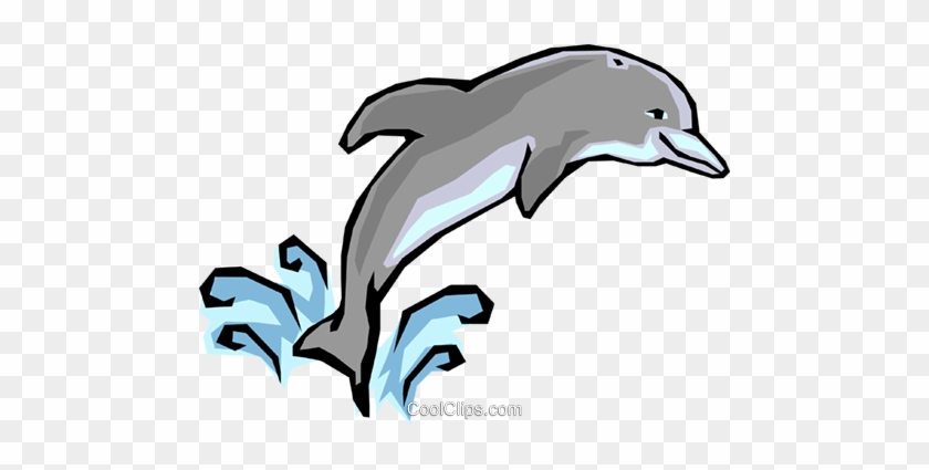 Dolphins Royalty Free Vector Clip Art Illustration - Tri Delta Dolphin #1728213