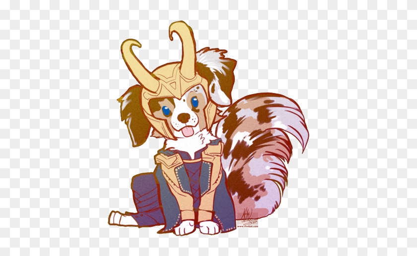 Chibi Pup Loki - Cartoon #1728305