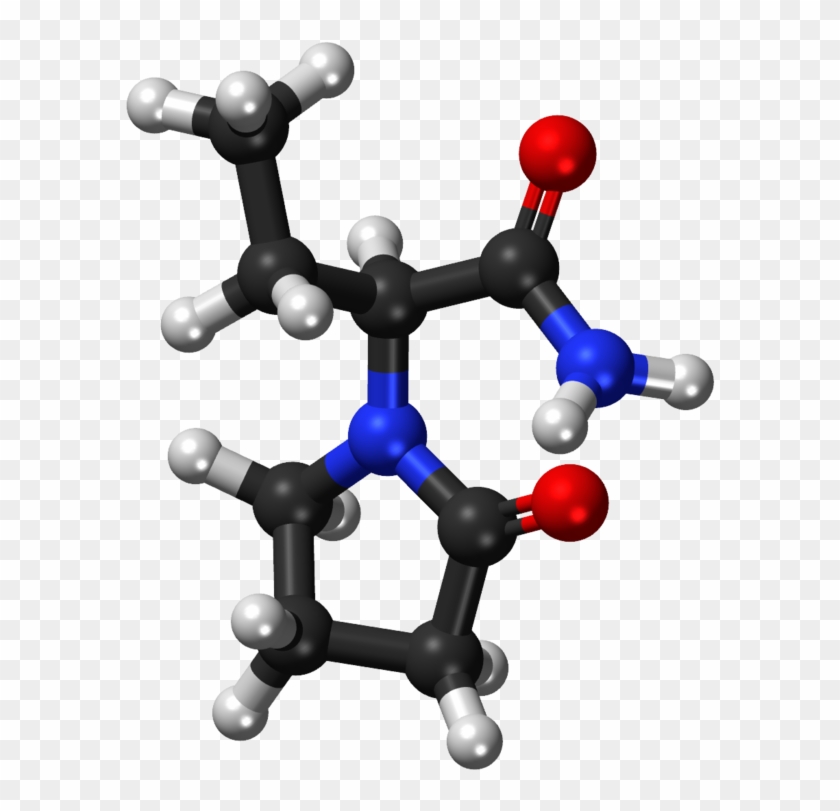 Levetiracetam - Keppra Molecular Structure 3d #1728337